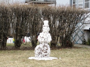 snowman melting